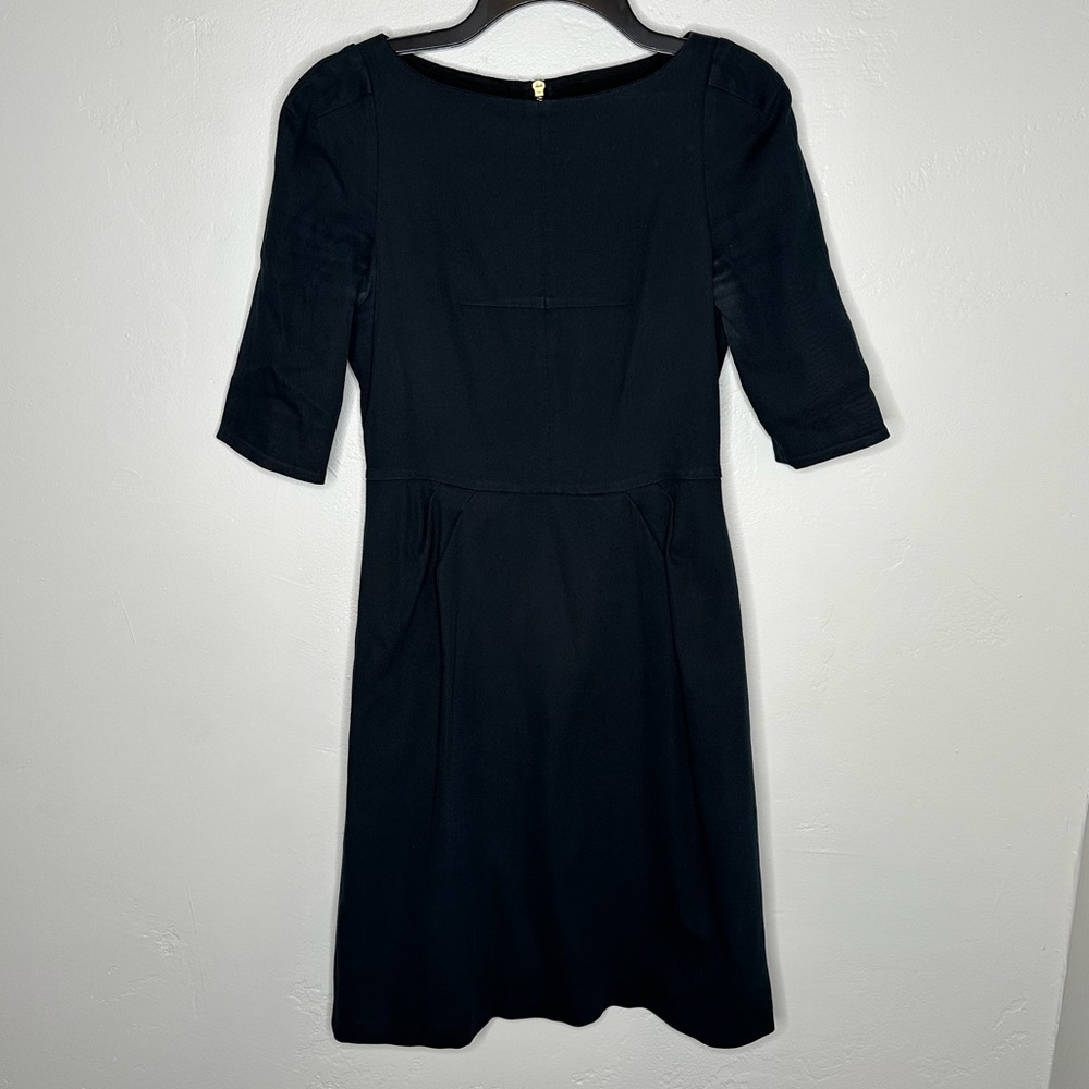 Louis Vuitton Vintage Uniformes Black Uniform Zipper Dress - Picture 2 of 10